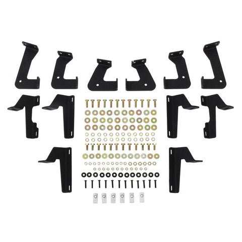 Westin 07-18 Jeep Wrangler JKU 4dr. HDX Stainless Drop Nerf Step Bars - Tex. Blk - 56-132952