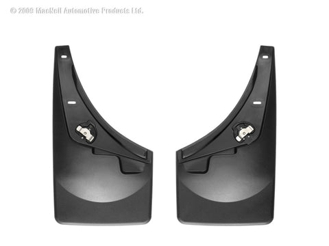 WeatherTech 08-10 Ford F250/350 Superduty No Drill Mudflaps - Black - 110009