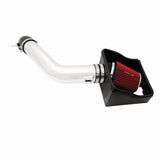 Spectre 09-10 Ford F150 V8-5.4L F/I Air Intake Kit - Polished w/Red Filter - 9970