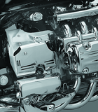 Kuryakyn Transmission Side Cover Set 97-04 Honda Valkyrie Chrome - 7710