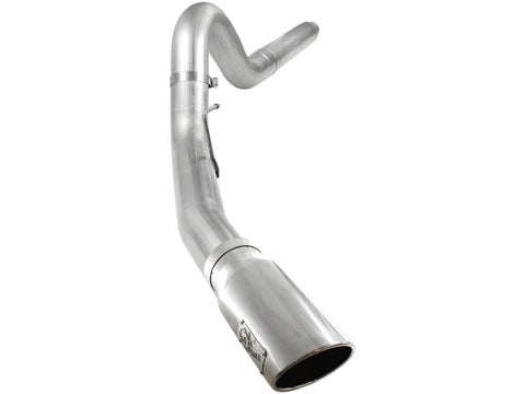 aFe Atlas 5in DPF-Back Aluminized Steel Exh Sys, Ford Diesel Trucks 08-10 V8-6.4L (td) Polished tip - 49-03054-P