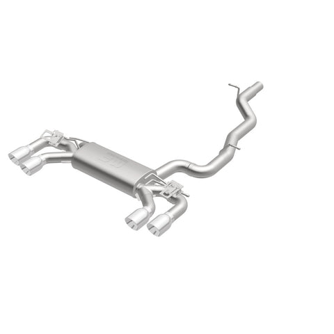 MagnaFlow Sys C/B 2015-2017 Volkswagen Golf R 3in Polished SS Quad Tip Split Rear Exit - 19165