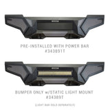 Go Rhino 16-21 Tacoma Element Front Bumper w/ Power Actuated Hide-away Light Bar Mount Tex Black - 343891T