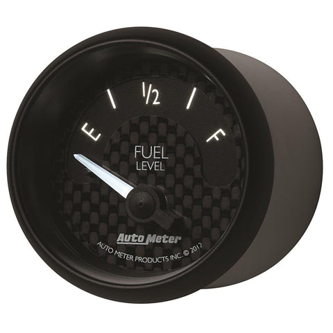 Autometer GT Series 52mm Short Sweep Electronic 240-33 ohms Fuel Level (For use w/ 3262) - 8016