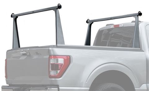 Access ADARAC Al Uprights 26in Vertical Pro Kit (2 Uprights w/1 66in Cross Bar) Silver Truck Rack - 4006040