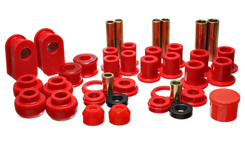 Energy Suspension 92-06 Ford E-250/E-350 Van 2WD Red Hyper-flex Master Bushing Set - 4.18116R