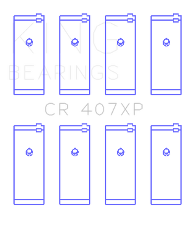 King Nissan CA18DET (Size STD) Performance Rod Bearing Set - CR407XP