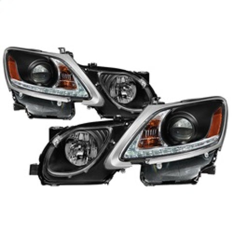 Spyder Lexus GS 300 / 350 / 450 06-11 Headlights - HID Model Only - Black PRO-YD-LG06-HID-DRL-BK - 5082800