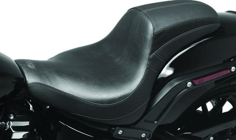 Mustang 06-17 Harley Softail Wide Tire (200mm) Standard Touring, Wide Touring Passenger Seat - Black - 76247