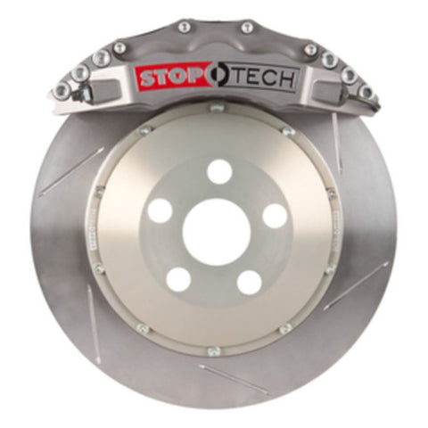 StopTech 04-07 STi Trophy Style Front Big Brake Kit 355X32MM with Gun Metal ST60 Calipers Slotted Ro - 83.838.6700.R1