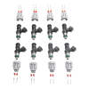 Deatschwerks Set of 8 2200cc/min For The Fitech Go EFI 8/Holley Super Sniper 1250/ Sniper Xflow 1375 - 16S-19-2200-8
