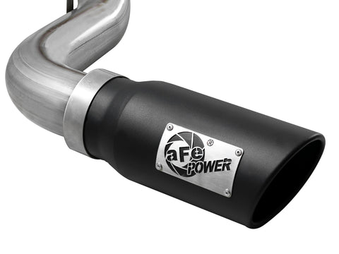 aFe Apollo GT Series 2019 GM Silverado/Sierra 1500 4.3L/5.3L 409 SS CatBack Exhaust System w/Blk Tip - 49-44107-B
