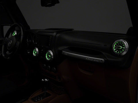 Raxiom 11-18 Jeep Wrangler JK LED Ambient Vent Lighting Kit - J139322