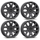 Ford Racing 15-22 F-150 18x7.5in Matte Gray Wheel Kit - M-1007K-1875G