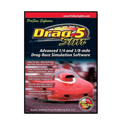 Comp Cams Software, Drag Sim 5 - 181601