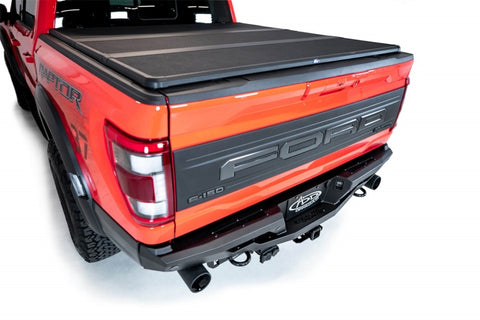 Addictive Desert Designs 2022+ Ford Raptor Stealth Fighter R Bumper w/ 2 Cube Lights - Hammer Black - R210081090103