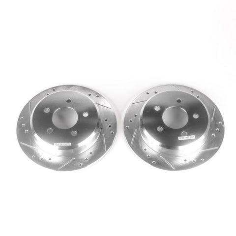 Power Stop 96-02 Ford Crown Victoria Rear Evolution Drilled & Slotted Rotors - Pair - AR8152XPR