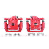 Power Stop 05-09 Hyundai Tucson Rear Red Calipers w/Brackets - Pair - S3100
