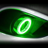 Oracle 05-08 Dodge Magnum Surface Mount LED Fog Light Halo Kit - Green - 1256-004