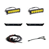 Baja Designs 2021+ Ford Raptor OnX6 Behind Grill Kit -10in. Amber D/C - 448064