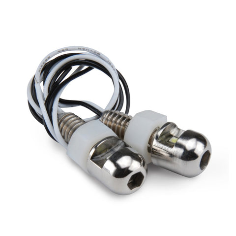 DEI LED LiteN Boltz LED LiteN Boltz License Plate Lighting - Dome Head - 2pc - Polished - 30310