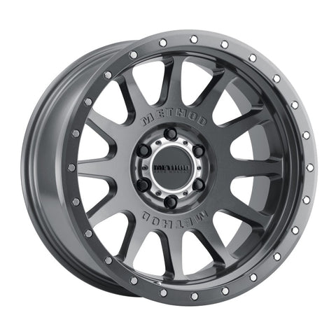Method MR605 NV 20x10 -24mm Offset 6x135 87mm CB Gloss Titanium Wheel - MR60521016824N