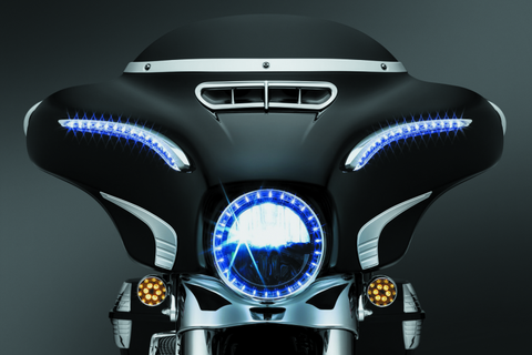 Kuryakyn Smooth Windshield Trim 14-Up Touring Chrome - 1387