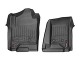 WeatherTech 15+ GMC Sierra/Denali 3500HD Vinyl Front FloorLiner BLK - Crew Cab (no 4x4 Floorshifter) - 4412661V