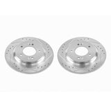 Power Stop 2017 Hyundai Azera Rear Evolution Drilled & Slotted Rotors - Pair - JBR1712XPR