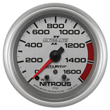 AutoMeter Gauge Nitrous Press 2-5/8in. 1600PSI Stepper Motor W/ Peak & Warn Ultra-Lite II - 7774