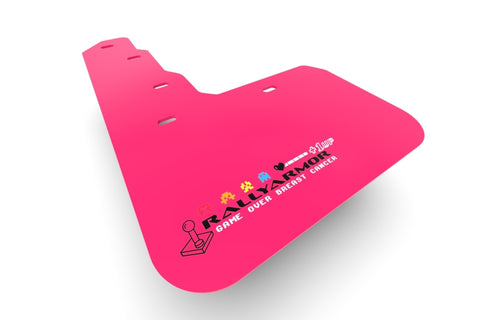 Rally Armor 22-26 Subaru WRX Pink Mud Flap BCE Logo - MF92-BCE22-PK/BLK