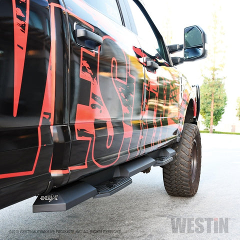 Westin/HDX 17-18 Ford F-150 SuperCrew Xtreme Nerf Step Bars - Textured Black - 56-23945