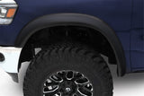Bushwacker 19-22 Ram 1500 (Excl. Rebel/TRX) 76.3 & 67.4in Bed OE Style Flares 2pc Front - Black - 50057-02