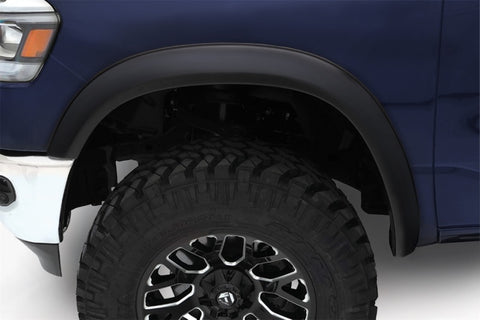 Bushwacker 19-22 Ram 1500 (Excl. Rebel/TRX) 76.3 & 67.4in Bed OE Style Flares 2pc Front - Black - 50057-02