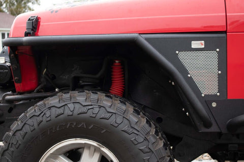 Fishbone Offroad 97-06 Jeep Wrangler Front Tube Fenders Paintable Mesh Upgrade - FB23239