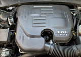 J&L 11-23 3.6L V6 Dodge Charger/Challenger/Chrysler 300C Oil Separator 3.0 - Clear Anodized - 3068P-C
