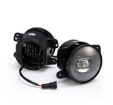 AlphaRex Universal Chrysler/Dodge/Hummer/Jeep DoubleTap Dual Color LED Proj Fog Lights - White/Amber - 210004