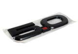 Ford Racing 15-17 Ford Mustang 5.0L Fender Emblem Black - M-1447-M50AB