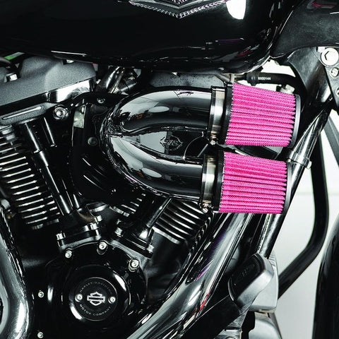 S&S Cycle 17-21 M8 Models Intake Runner Induction Kit - Chrome - 170-0566A