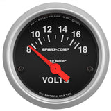 Autometer Sport-Comp 79-81 Camaro Dash Kit 6pc Tach / MPH / Fuel / Oil / WTMP / Volt - 7023-SC
