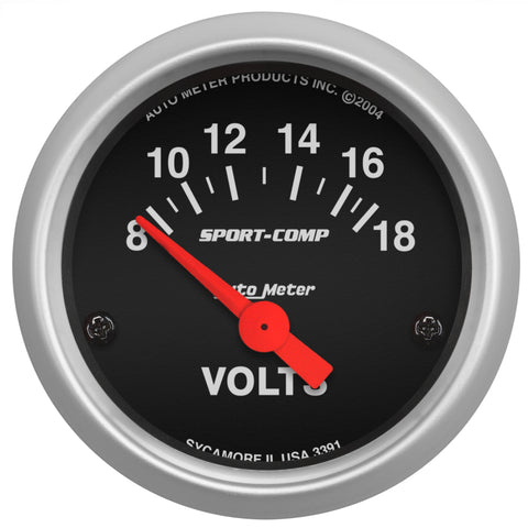Autometer Sport-Comp 79-81 Camaro Dash Kit 6pc Tach / MPH / Fuel / Oil / WTMP / Volt - 7023-SC