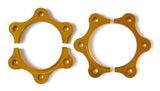 BLOX Honda S2000 Racing Half Shaft Spacers-Silver (Recommended for vehicles lowered 1.25in or more) - BXDL-00101-SI
