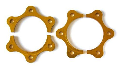 BLOX Honda S2000 Racing Half Shaft Spacers-Silver (Recommended for vehicles lowered 1.25in or more) - BXDL-00101-SI