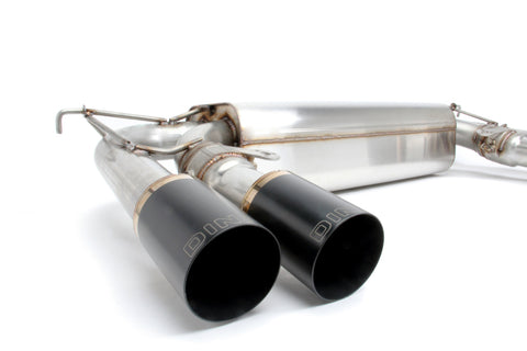 Dinan 15-19 BMW X5 M/X6 M (F85/F86) Free Flow Axleback Exhaust System - Black Tips - D660-0054A-BLK
