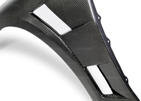 Seibon 14-15 Lexus IS250/350 10mm Wider Carbon Fiber Fenders - FF14LXIS-W