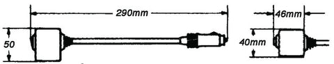Hella Reading Lamp Black Mg12 2Ab - 004532021