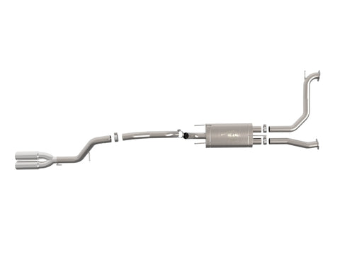 aFe Vulcan Series 3in Stnless Steel Cat-Back Exhaust w/Polished Tip Nissan Armada 25-26 V6-3.5L(tt) - 49-36143-P