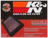 K&N Replacement Panel Air Filter for 2016 Mazda 2 1.5L L4 - 33-5038