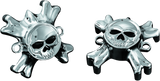 Kuryakyn Replacement Zombie Grip Emblems With Throttle Boss Chrome - 6278