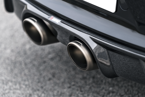Akrapovic 16-17 Porsche 911 Carrera S/4/4S/GTS (991.2) Slip-On Line (Titanium) w/ Titanium Tips - S-PO/TI/5H